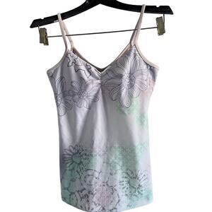 Lululemon Mixalot Dove white Gray Peach Green Strappy Tank  8